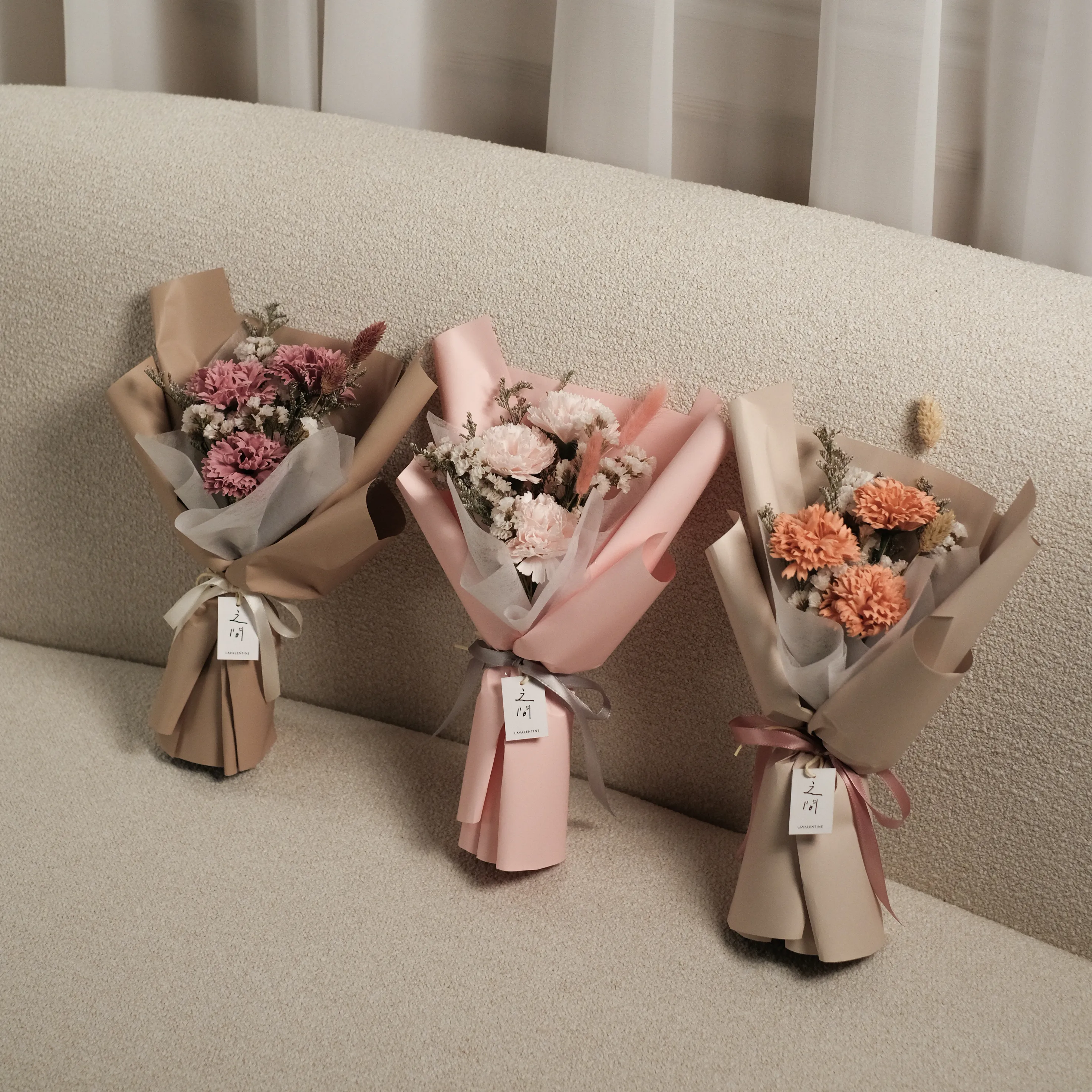 康乃馨香皂花束S