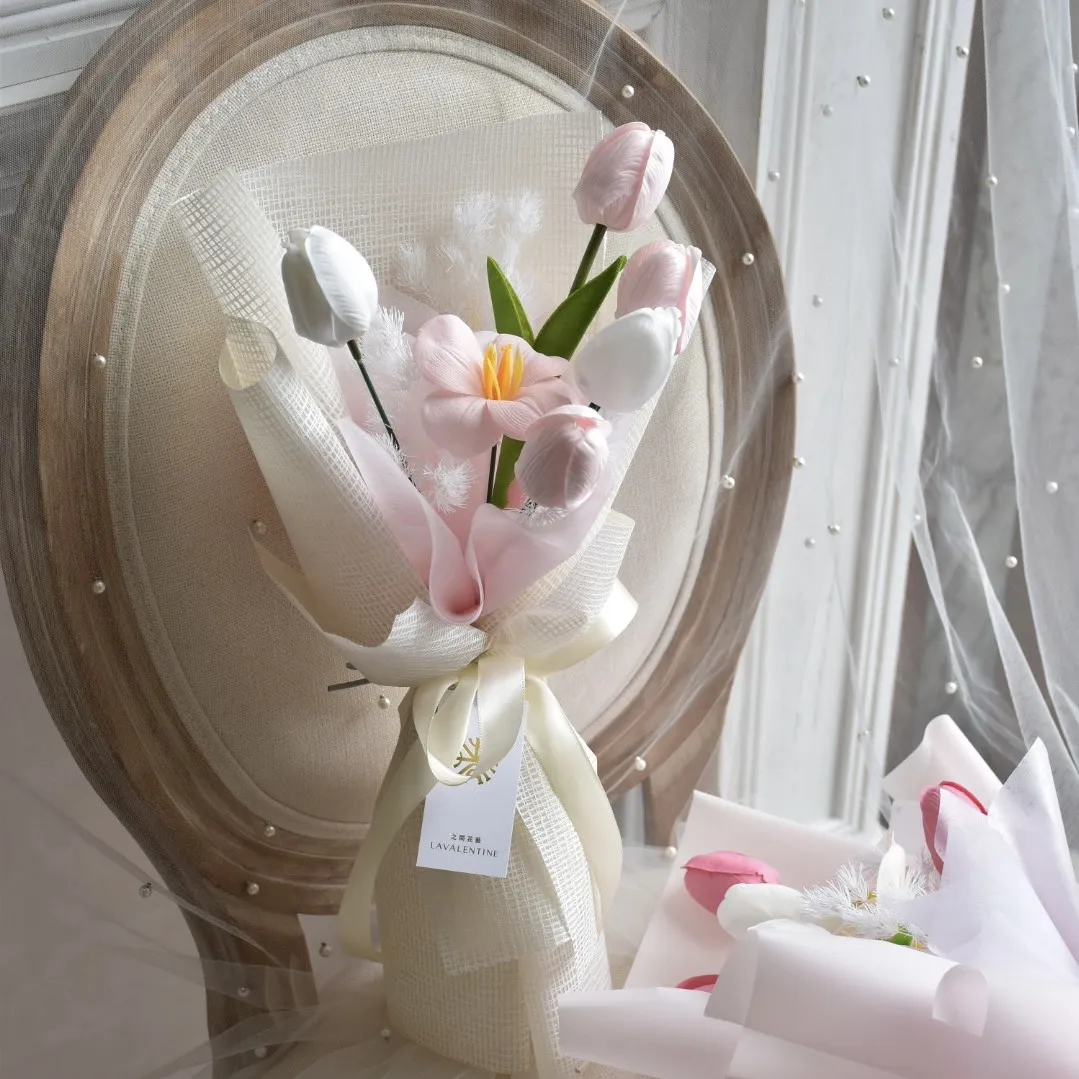泡泡鬱金香花束_精緻款