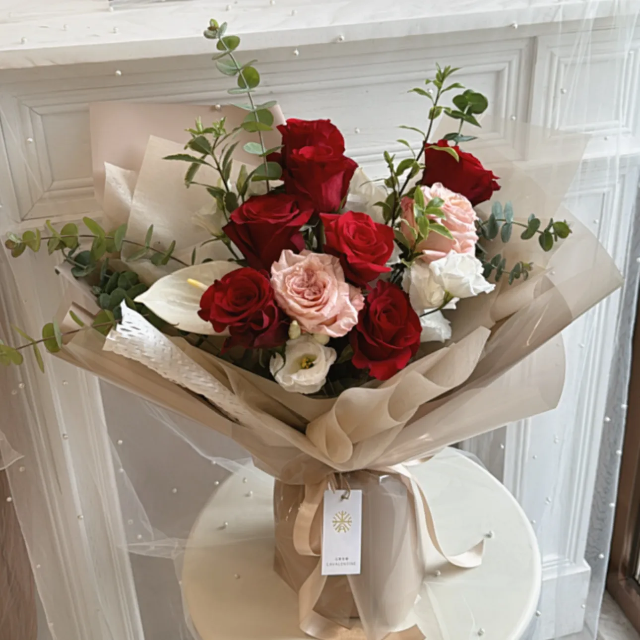 進口紅玫瑰花束