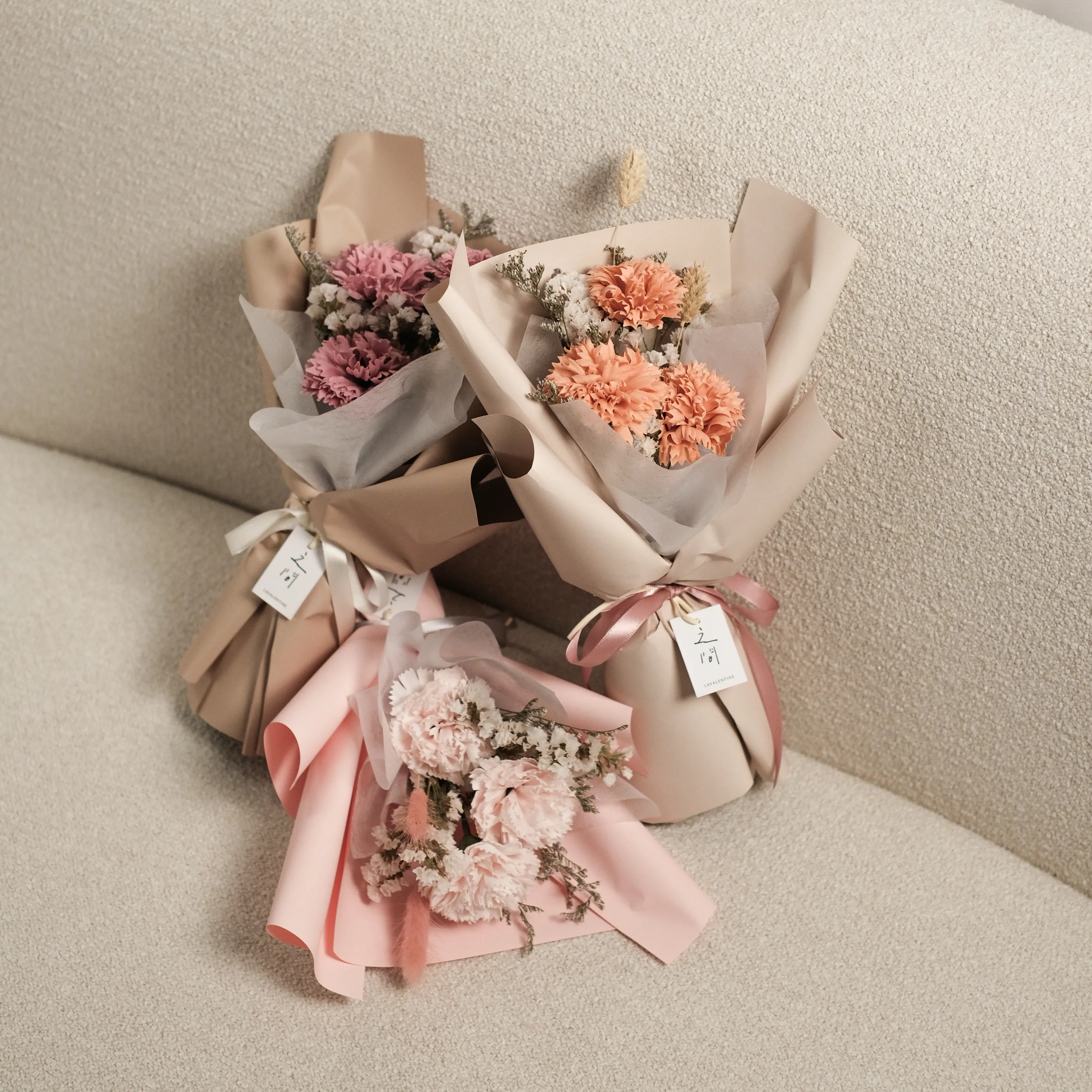 康乃馨香皂花束S