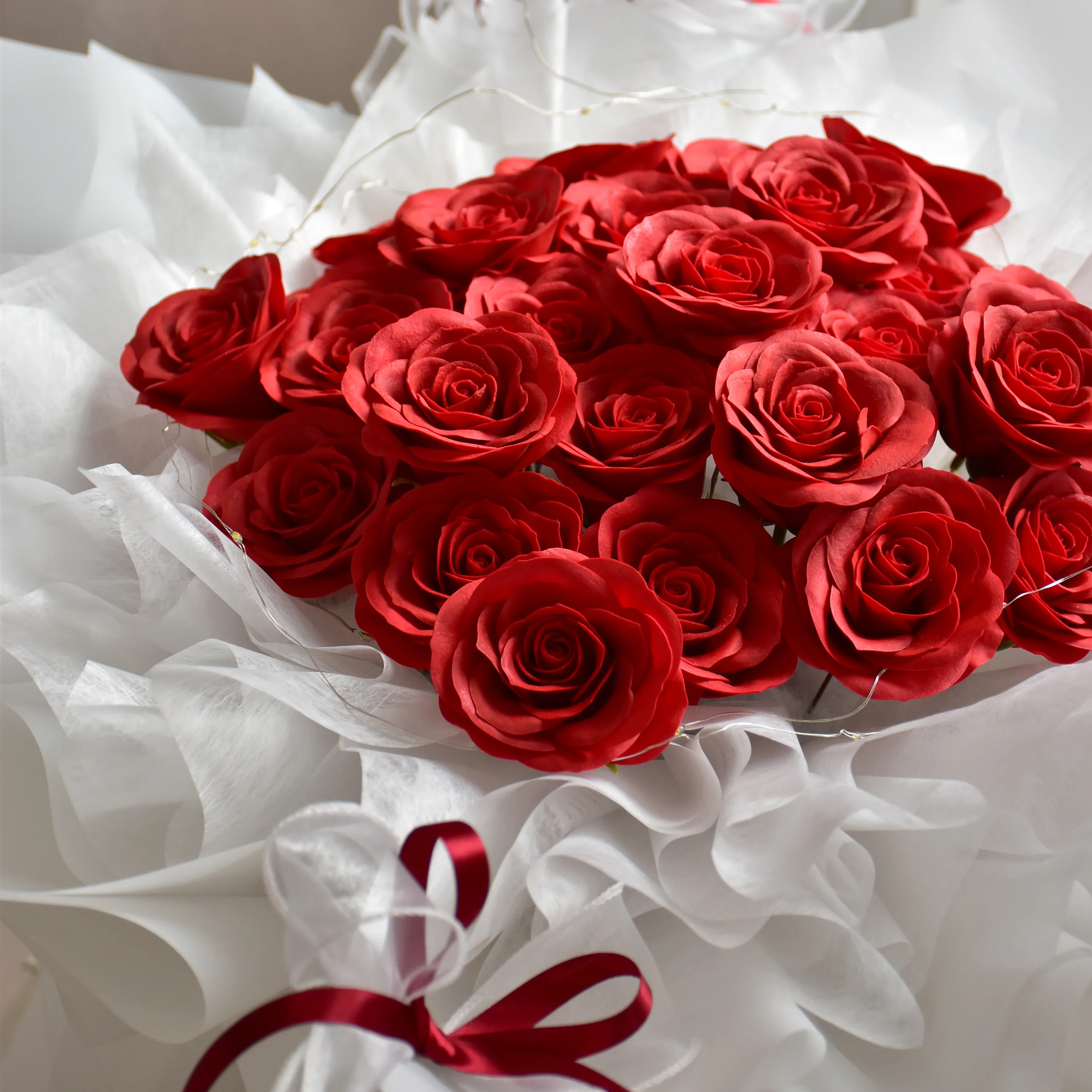 25朵滿開永生花束