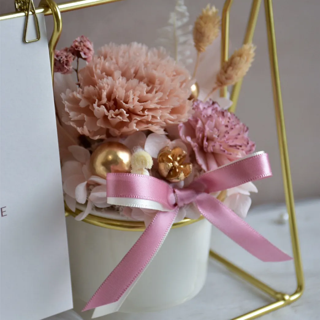 永生康乃馨鞦韆花禮