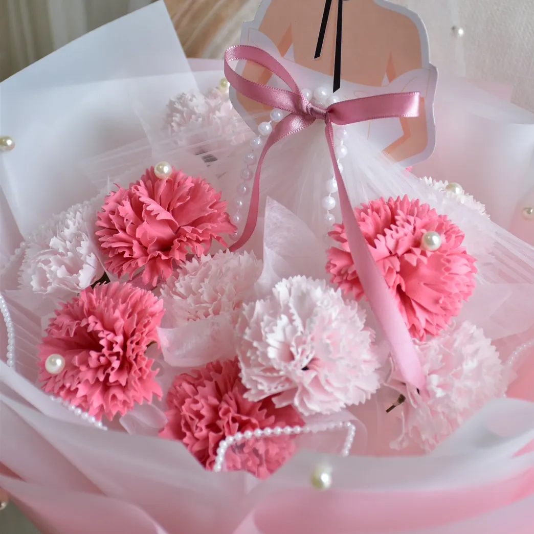 媽咪的公主裙香皂花束11朵