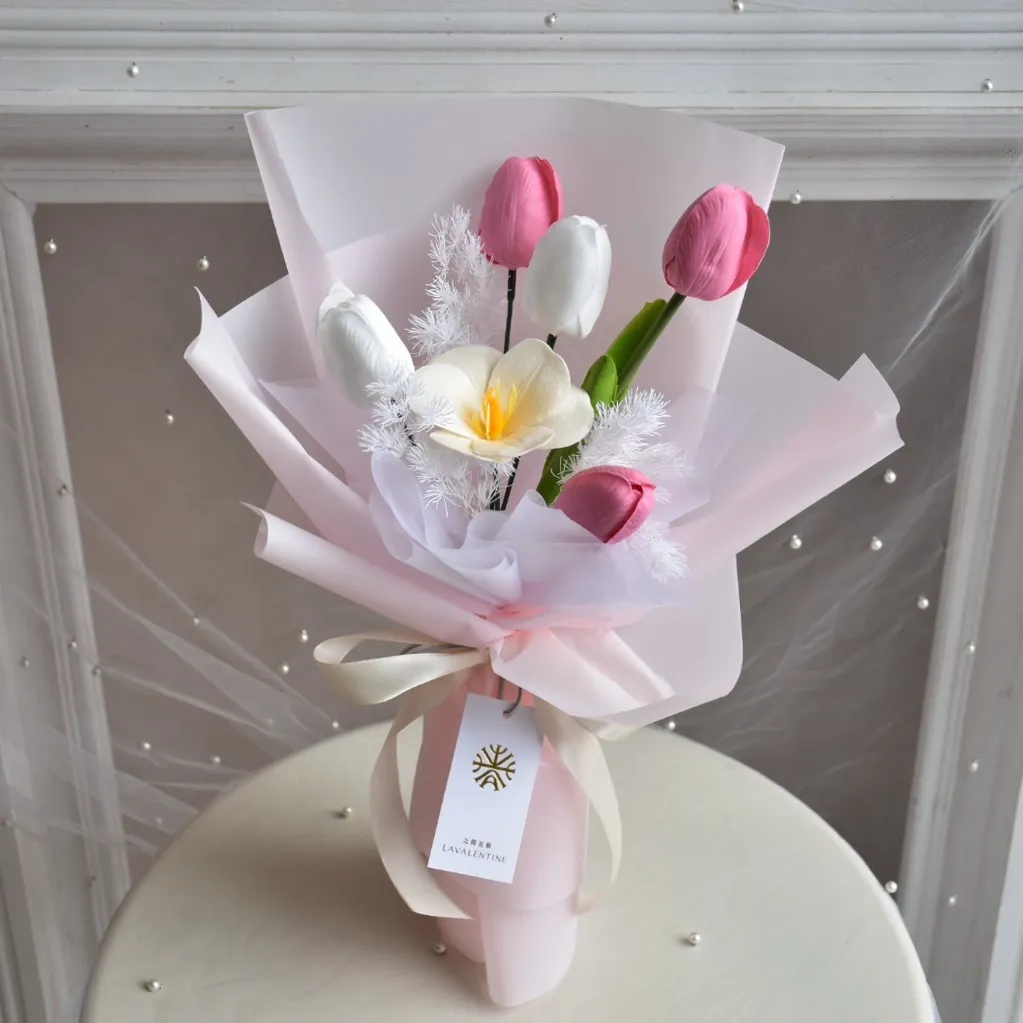 泡泡鬱金香花束_精緻款
