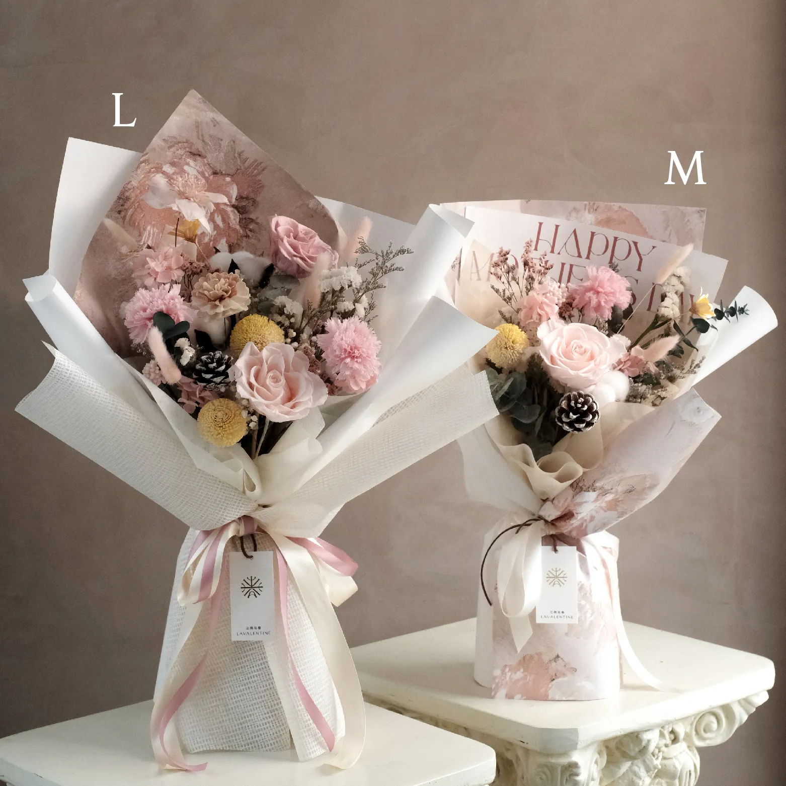 花漾時光 · 永生花束M