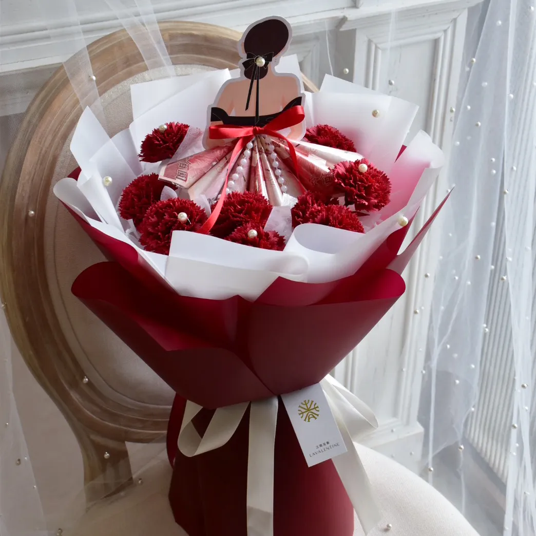 媽咪的公主裙香皂花束11朵