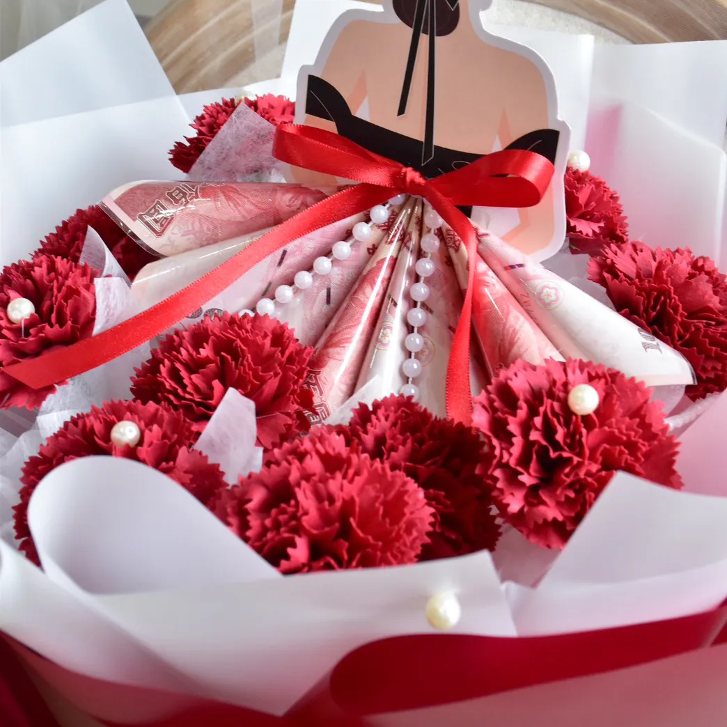 媽咪的公主裙香皂花束11朵