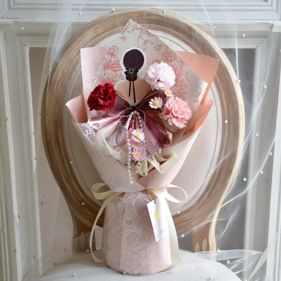 媽咪的發財裙香皂花束