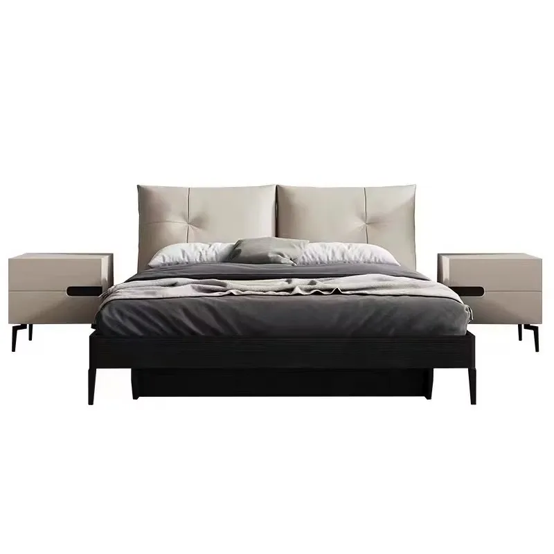 Warren沃倫皮革床頭櫃/皮革可選色