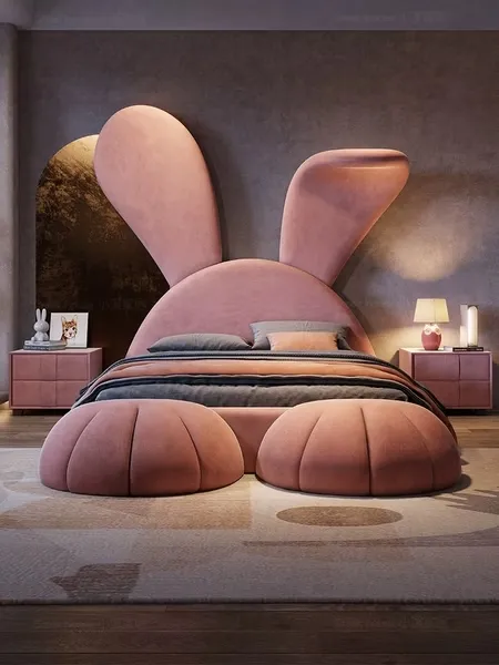 Hello Bunny跳跳兔床架/升級輕柔貓抓布