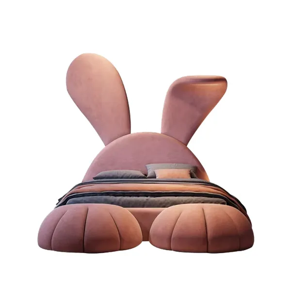 Hello Bunny跳跳兔床架/升級輕柔貓抓布