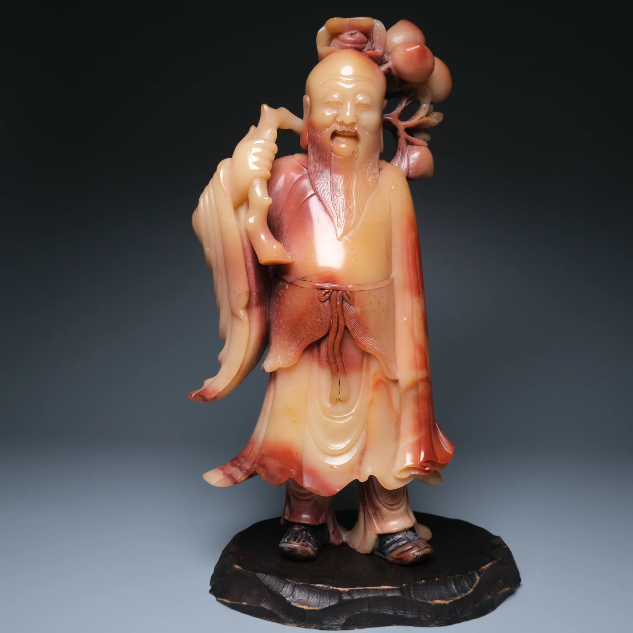 清代  芙蓉石壽翁