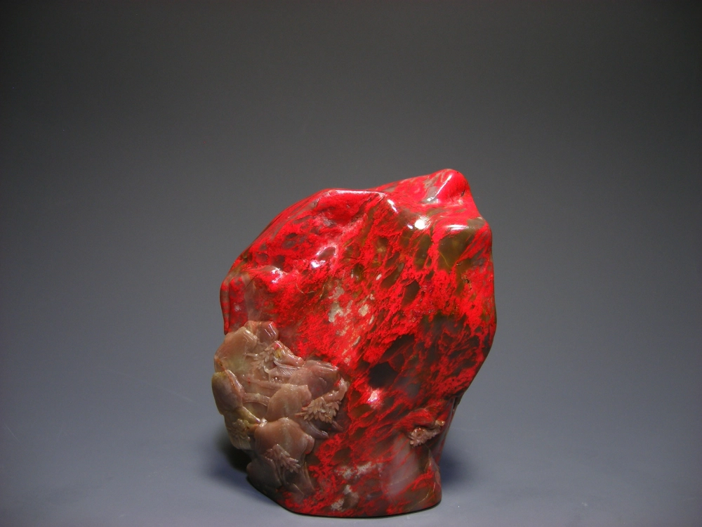 昌化雞血石雕件