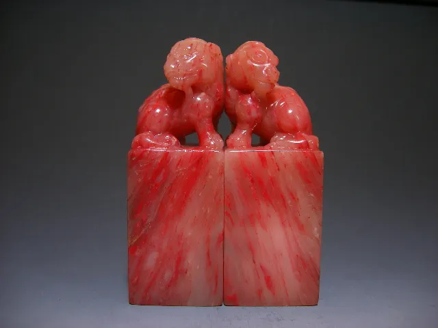 巴林雞血石印章