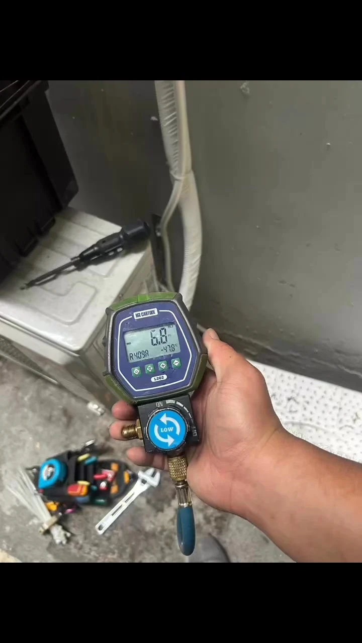 常見家用冷氣運轉中的低壓側參考值