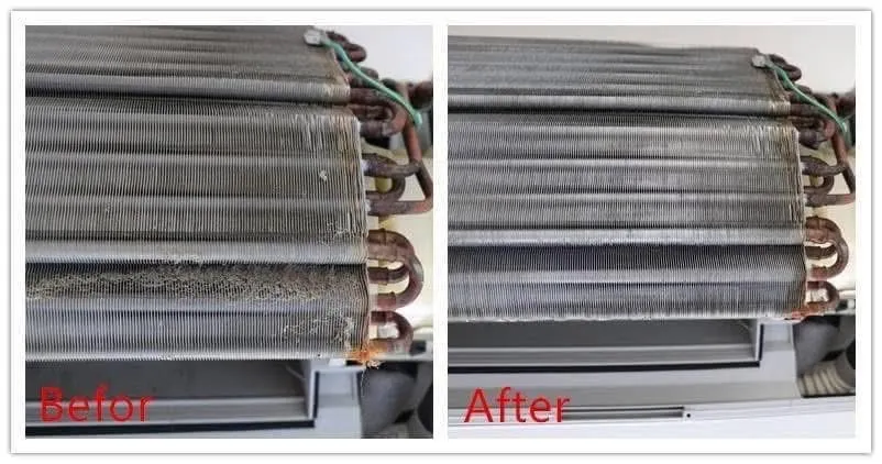 空調工程展示 清潔前/後