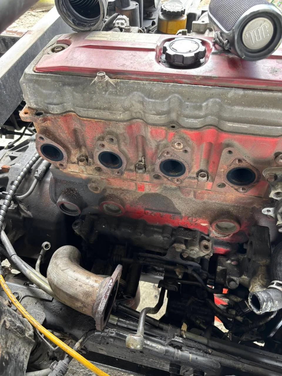 HINO NO4C 4期渦輪增壓器 葉片軸芯磨損嚴重 更換原廠全新品