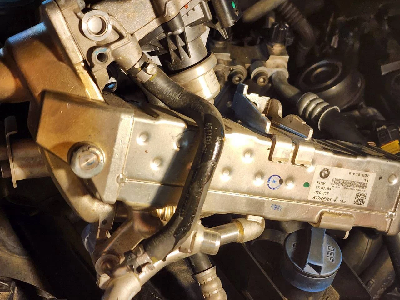 BMW X5 25D DPF EGR SCR移除 雙渦輪增壓器機芯換新