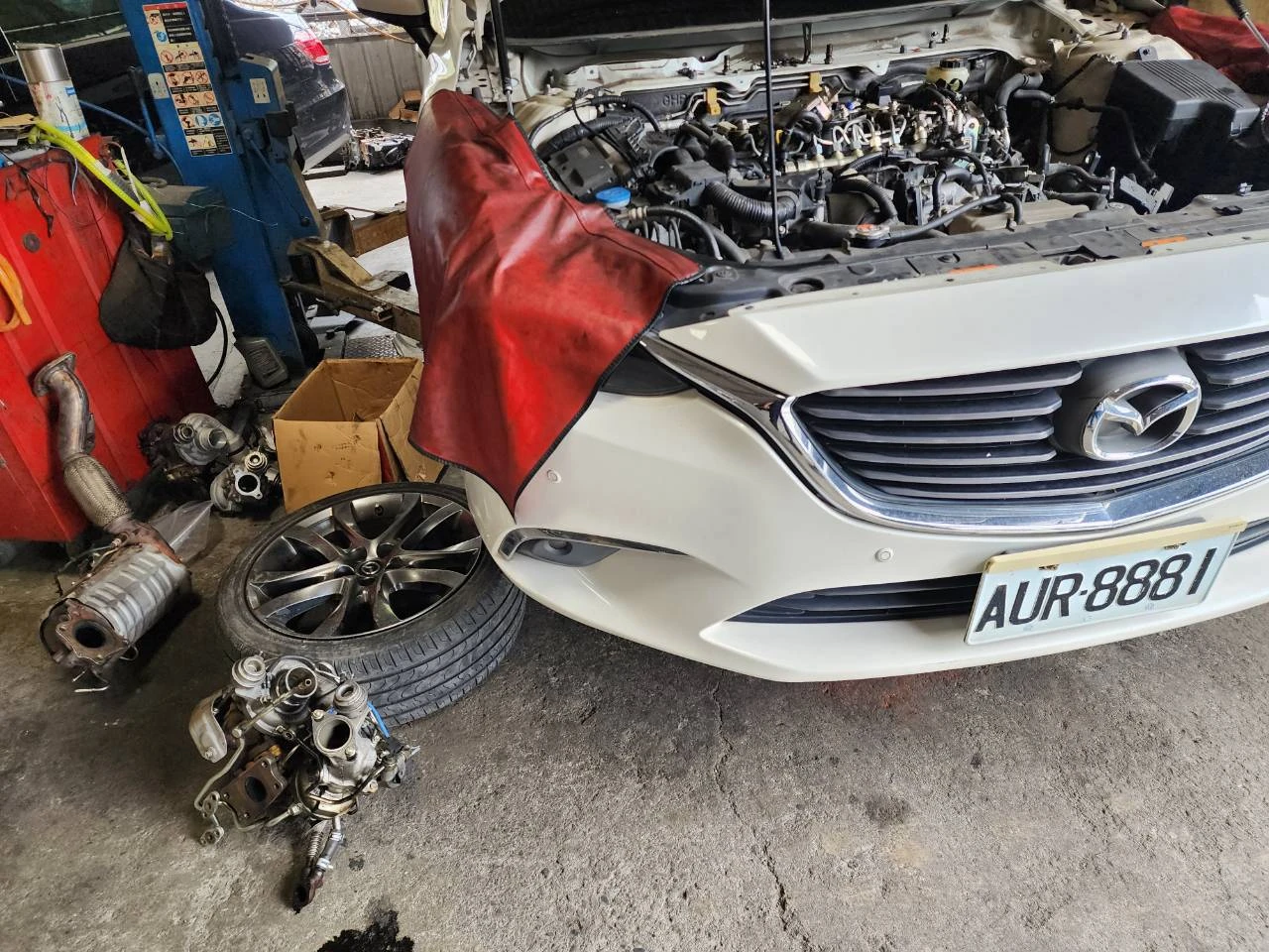 馬自達 馬六 柴油車雙渦輪增壓器損壞 更換機芯 強化閥門 DPF EGR清洗