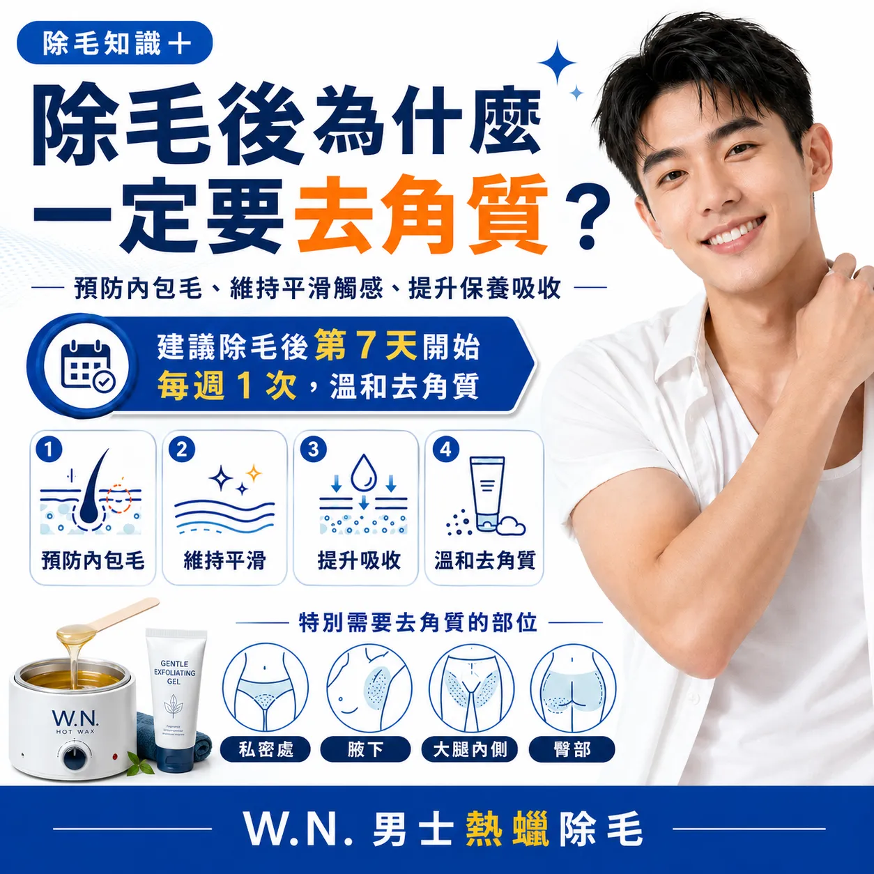 除毛後為什麼一定要去角質？ 新竹除毛工作室｜竹北熱蠟除毛