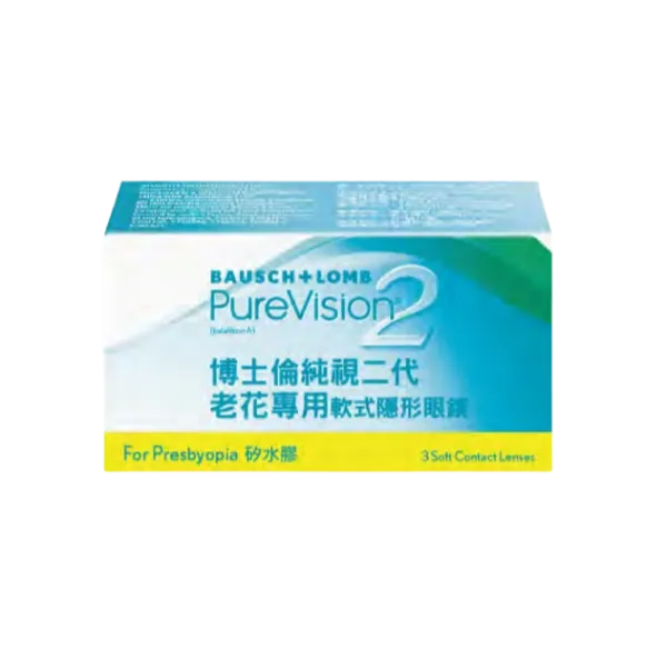 博士倫 純視二代老花專用 月拋
