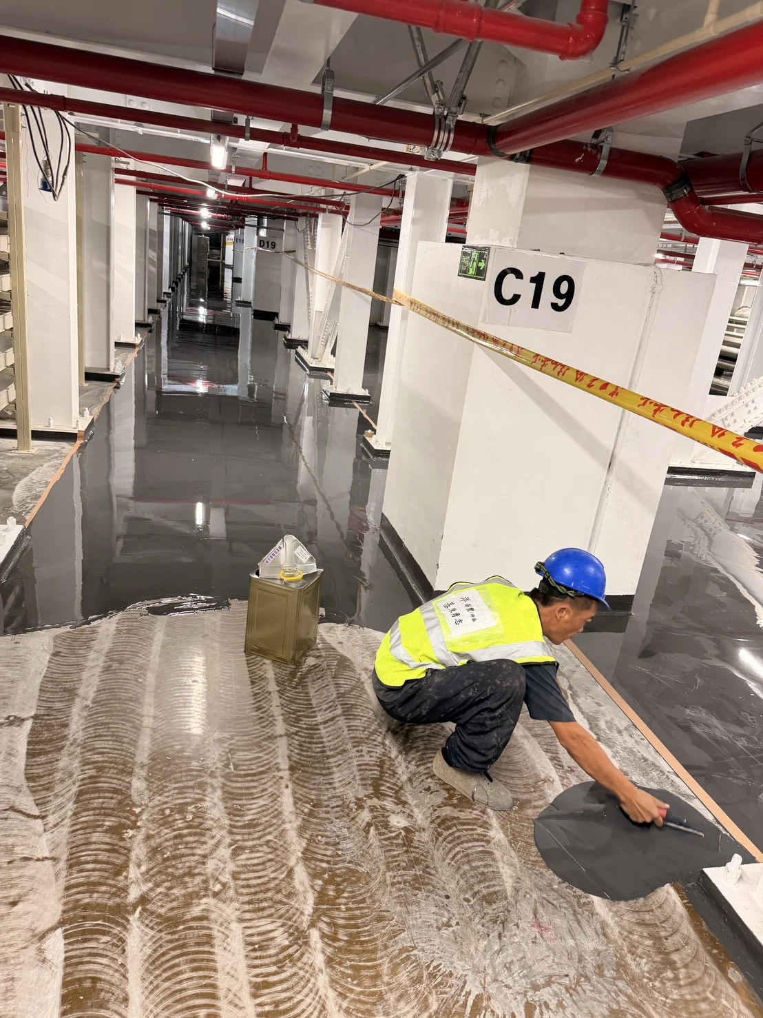 美光無塵室地坪EPOXY面漆