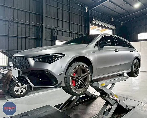Mercedes-AMG CLA45 S 煞車來令片警示亮起？傑德瑞汽車精準查修，解決線束斷路問題！