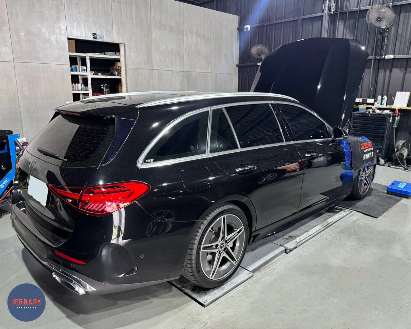 『傑德瑞汽車』賓士 S206 C200 預防性更換「改良版換向閥」，引擎通病處理，解決 M254 引擎潛在故障風險！
