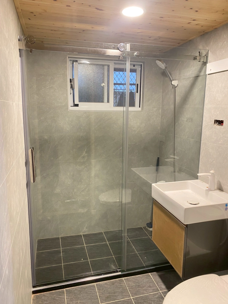 衛浴玻璃｜衛浴隔間｜台南玻璃工程