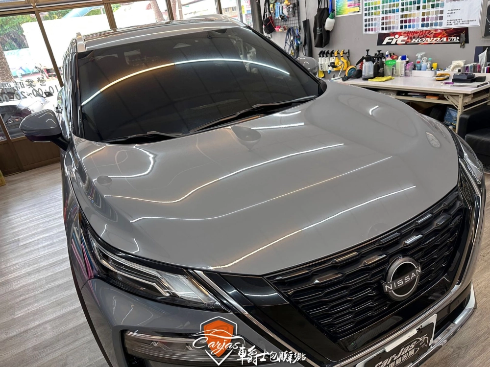 NISSAN X-TRAIL 引擎蓋、車燈、門檻 TPU自體修復透明犀牛皮保護膜