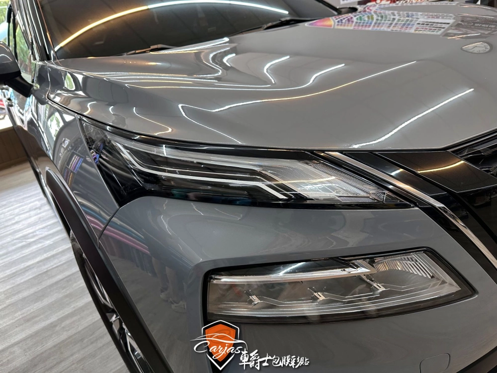 NISSAN X-TRAIL 引擎蓋、車燈、門檻 TPU自體修復透明犀牛皮保護膜