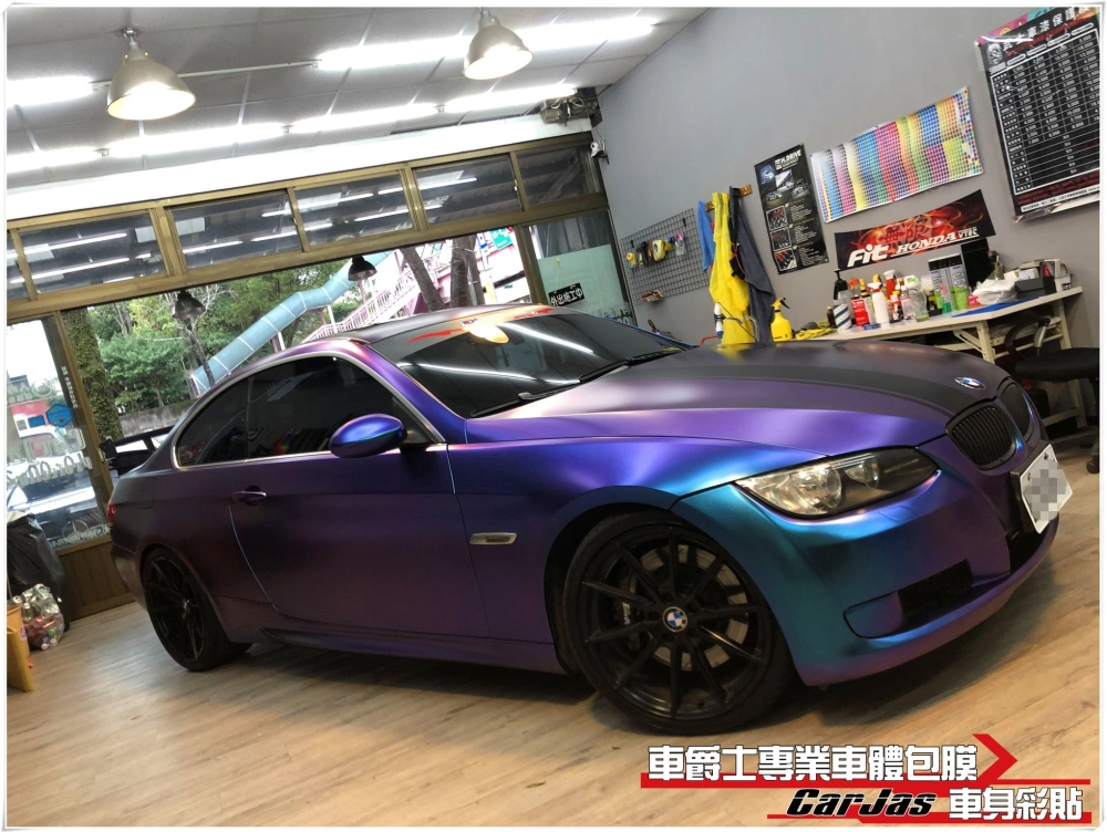 BMW 335 全車奢華變色改色包膜