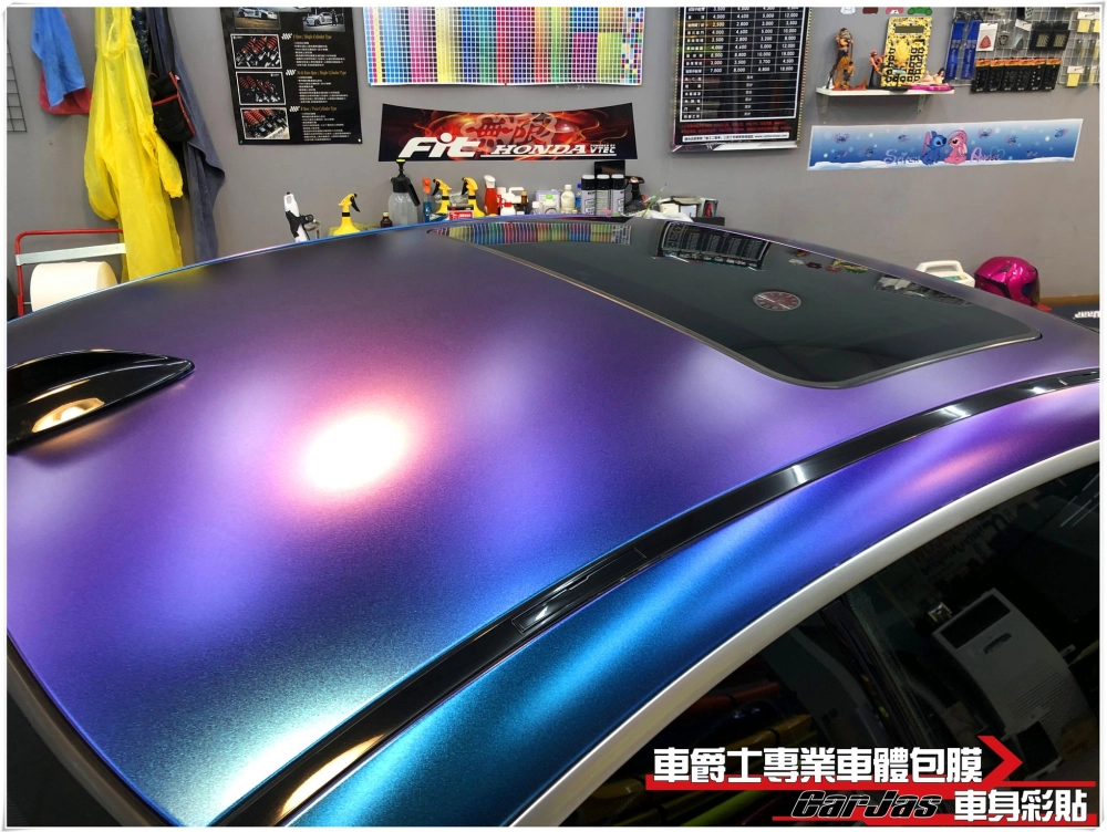 BMW 335 全車奢華變色改色包膜