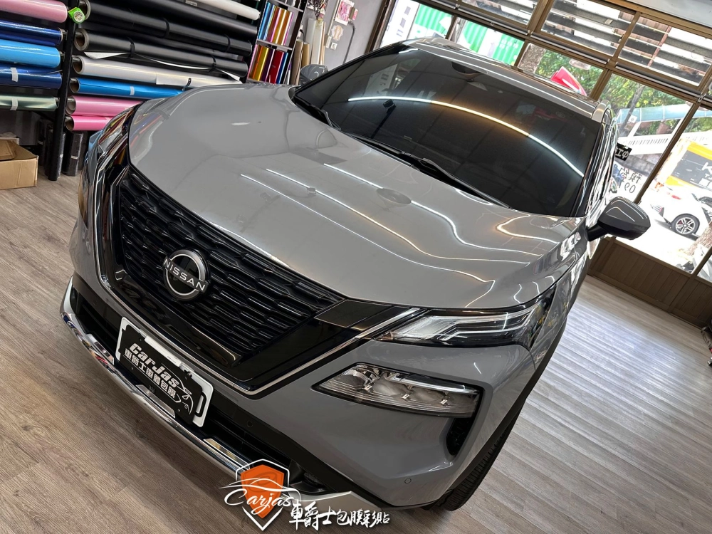 NISSAN X-TRAIL 引擎蓋、車燈、門檻 TPU自體修復透明犀牛皮保護膜