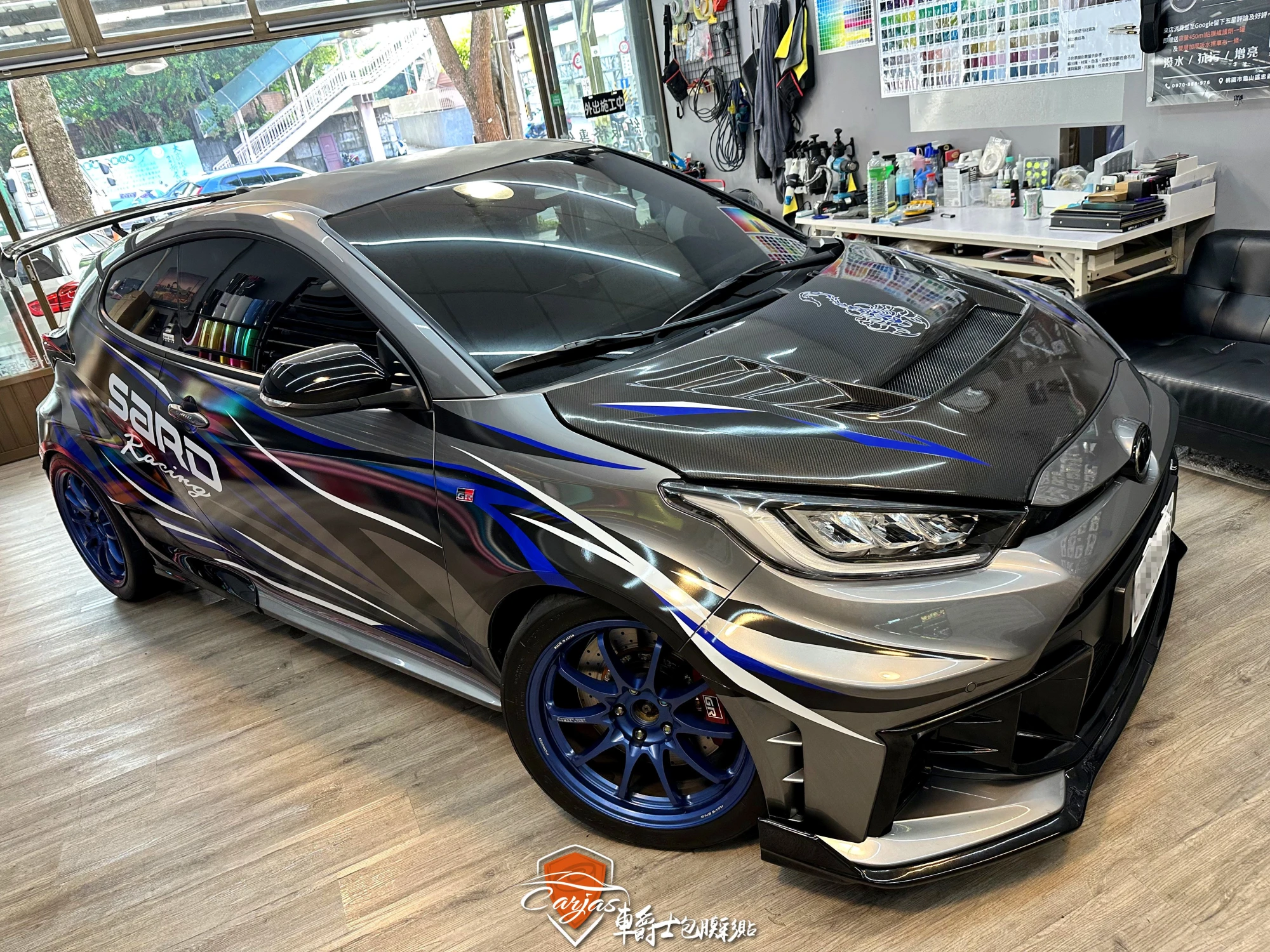 TOYOTA GR YARIS 客製化車身彩貼