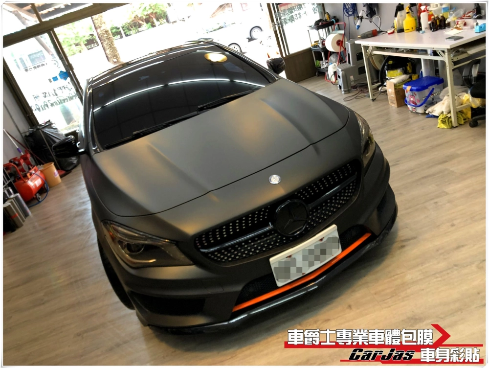 BENZ CLA250 全車3M消光黑改包膜