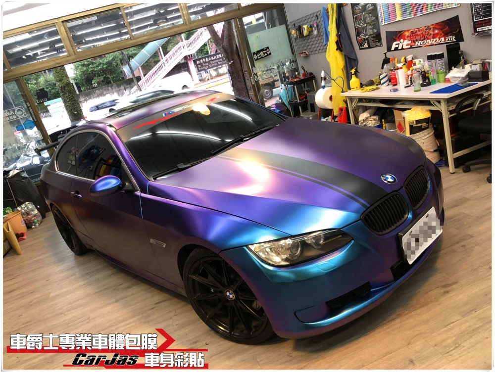 BMW 335 全車奢華變色改色包膜