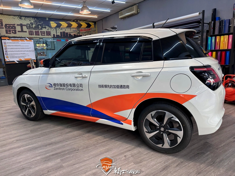 SUZUKI SWIFT 企業形象車體廣告車身彩貼