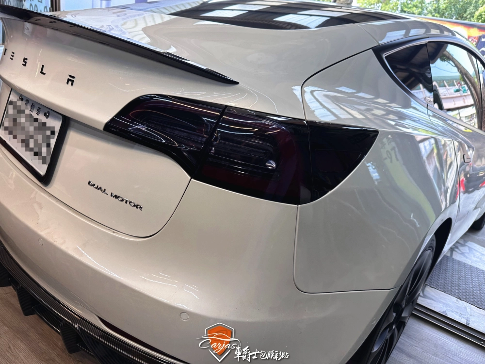 TESLA MODEL3 尾燈TPU燻黑色包膜