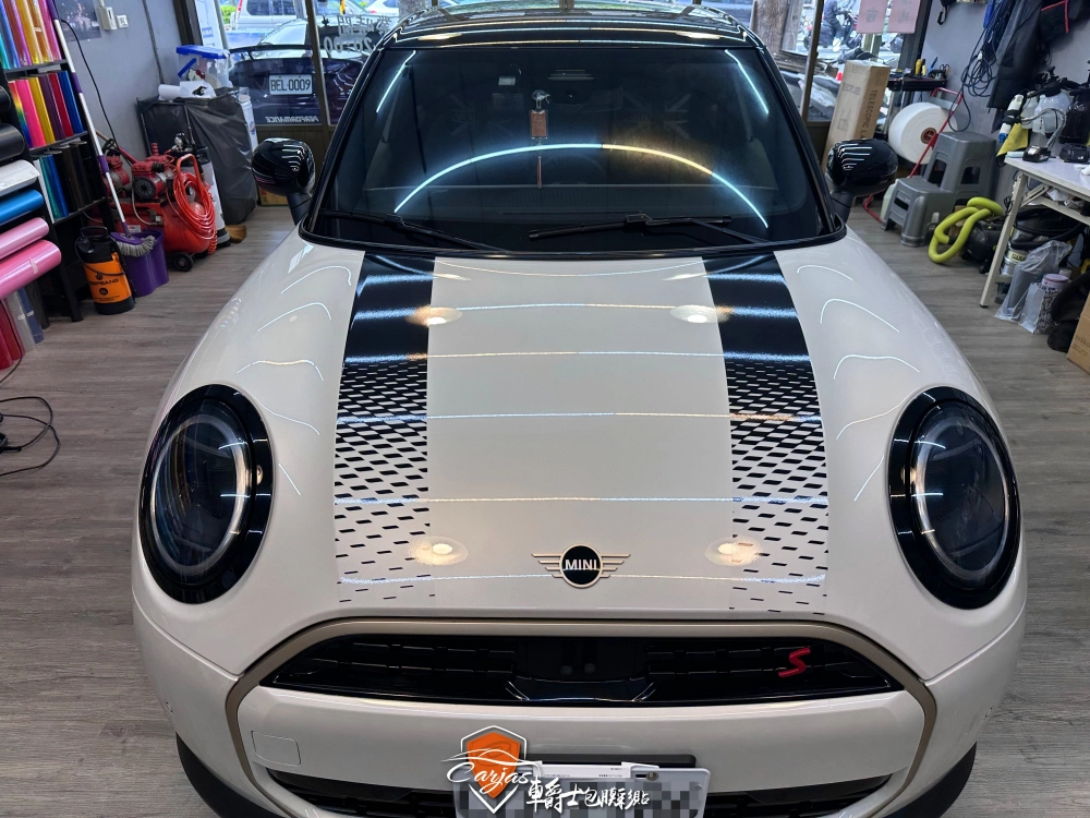 MINI COOPER 客製化運動線條車身彩貼