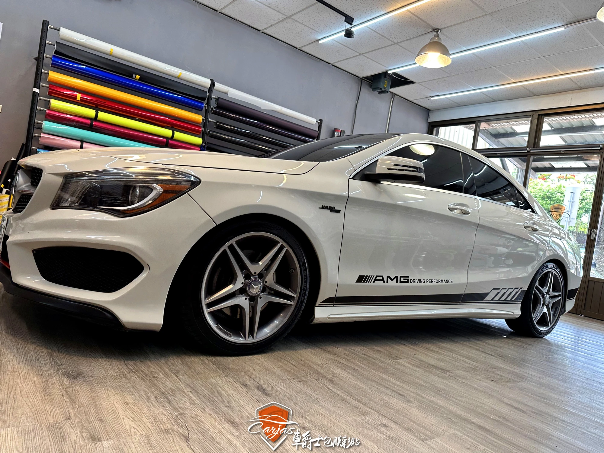 BENZ CLA250 客製化AMG車身彩貼