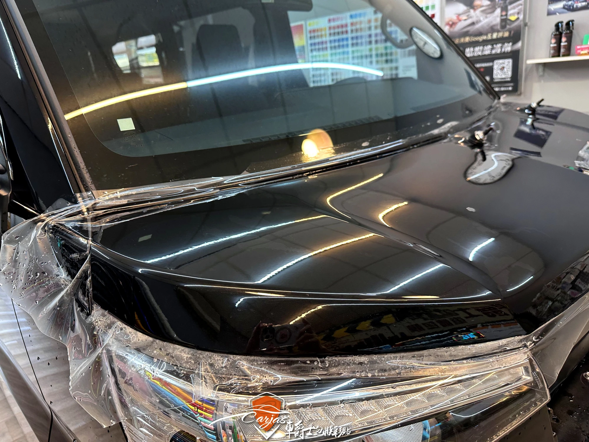 中華菱利VERYCA A180 客製化工程車車身彩貼&前蓋TPU透明保護膜