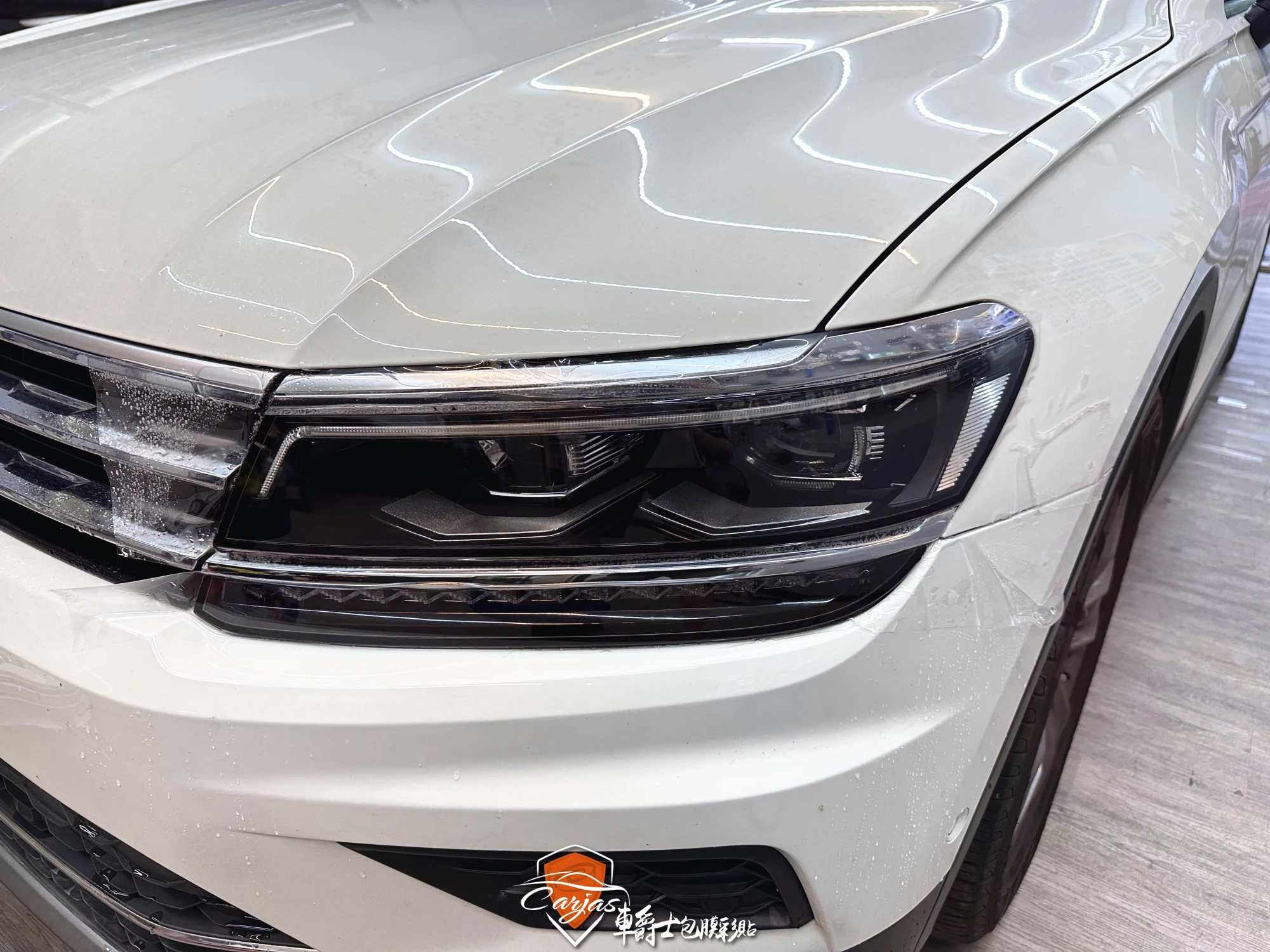 VOLKSWAGEN TIGUAN 大燈TPU自體修復透明犀牛皮保護包膜