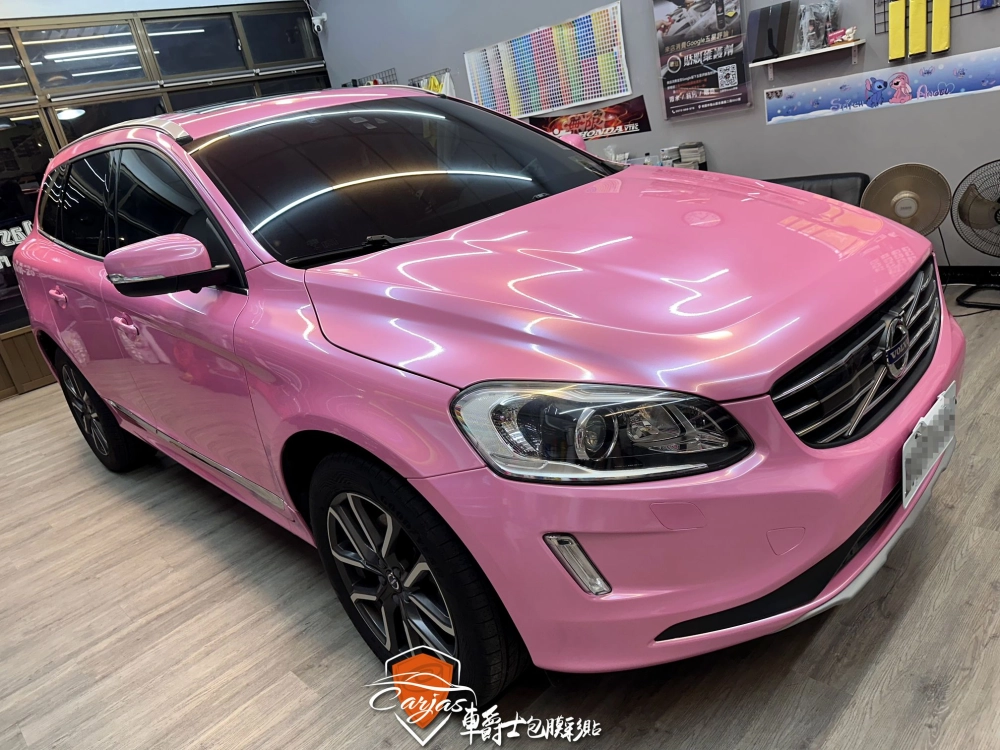 VOLVO XC60 貝殼金屬粉全車改色包膜
