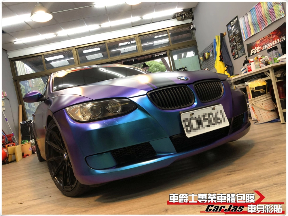 BMW 335 全車奢華變色改色包膜