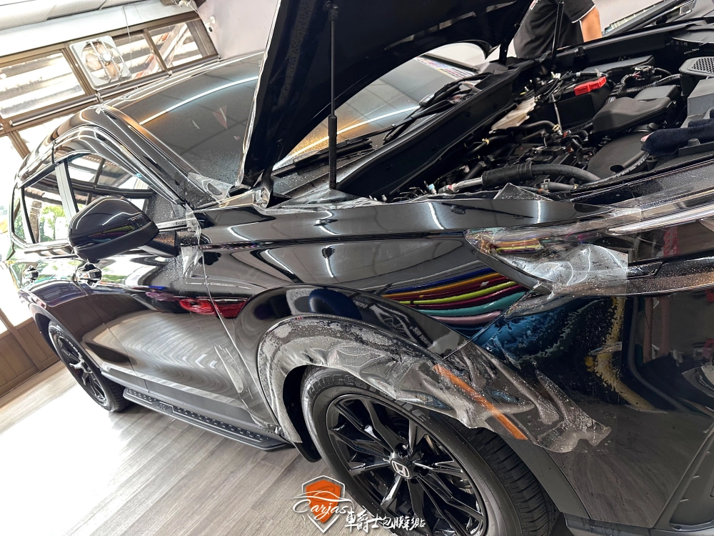 HONDA CR-V 全車漆面TPU自體修復透明犀牛皮保護膜、大燈燻黑改色包膜