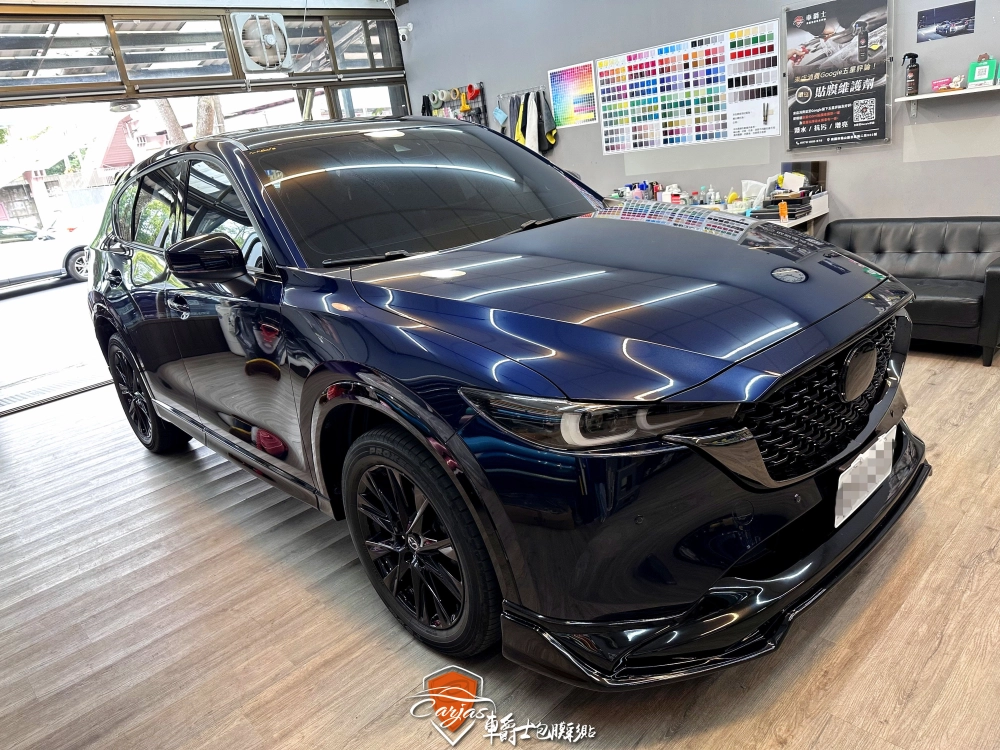 MAZDA CX-5 類全景天窗高亮黑車頂貼膜