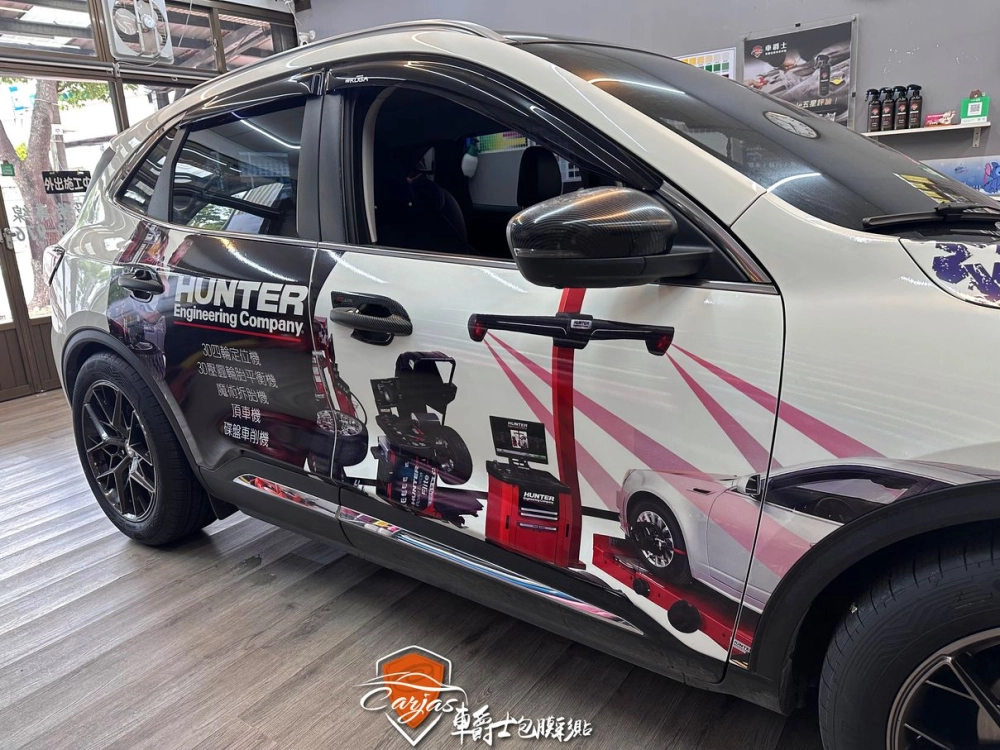 FORD KUGA 銘鋒企業客製化車體廣告車身彩貼