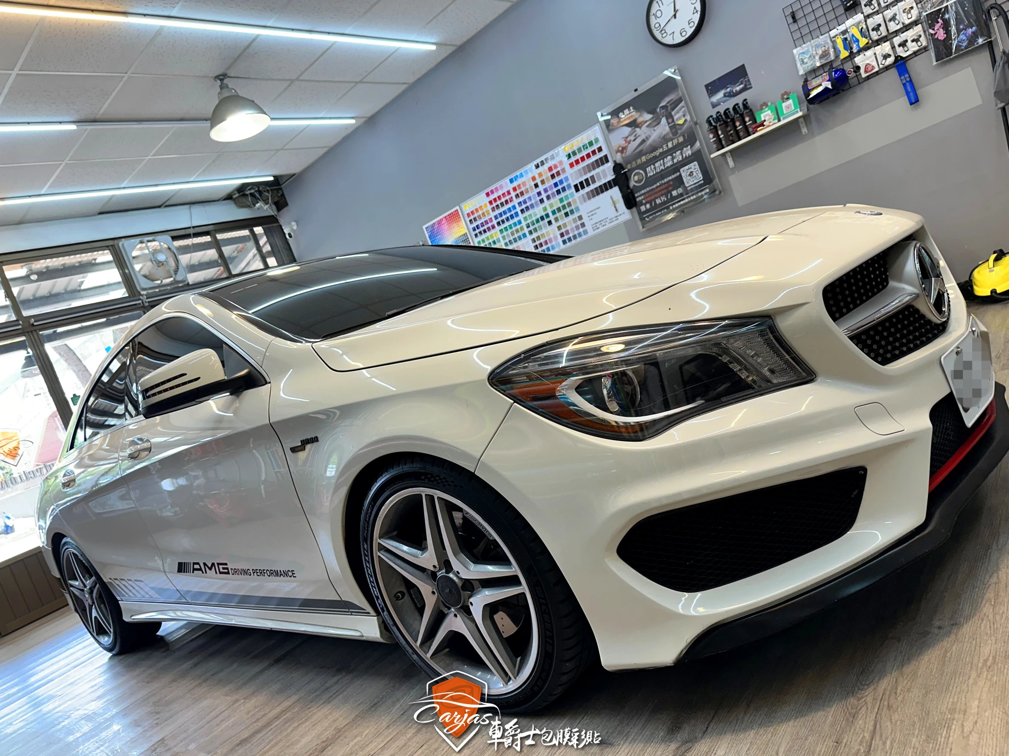 BENZ CLA250 客製化AMG車身彩貼
