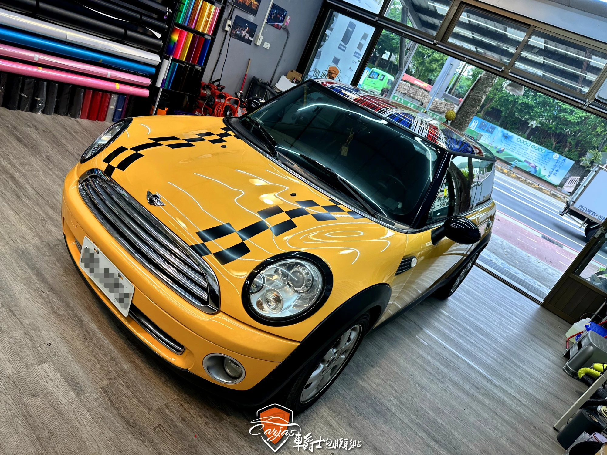 MINI COOPER R56 客製化引擎蓋彩貼